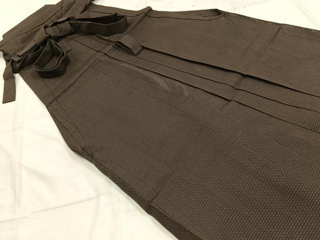 平和屋着物＊夏物 男性 馬乗り袴 紗 幾何学文様 正絹 逸品 AABF5734fy