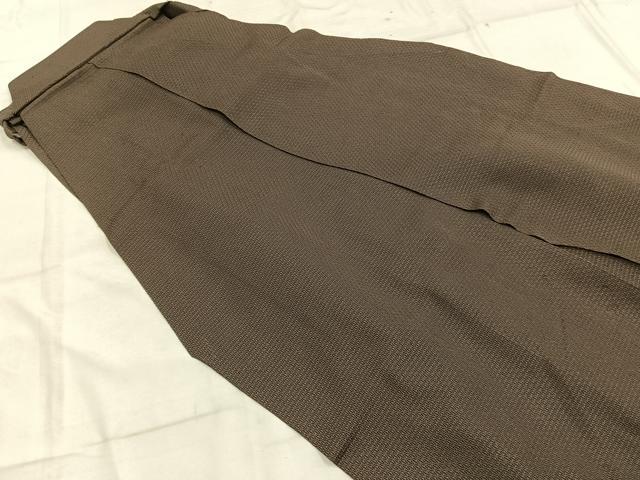 平和屋着物＊夏物 男性 馬乗り袴 紗 幾何学文様 正絹 逸品 AABF5734fy