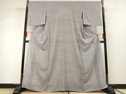 平和屋着物＊夏物 小紋 絽縮緬 霞文 正絹 逸品 AABF5735fy