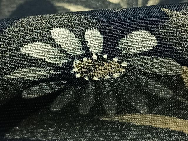 平和屋着物＊夏物 訪問着 絽 手描き 草花文 暈し染め 銀彩 正絹 逸品 AABF5739fy