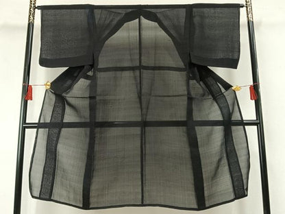 平和屋着物＊夏物 男性 上布 霞文 麻 逸品 AABF5741fy