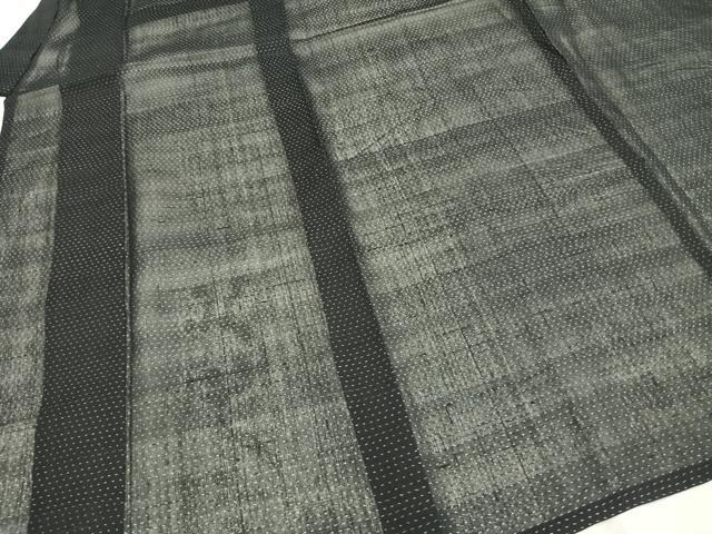平和屋着物＊夏物 男性 上布 霞文 麻 逸品 AABF5741fy