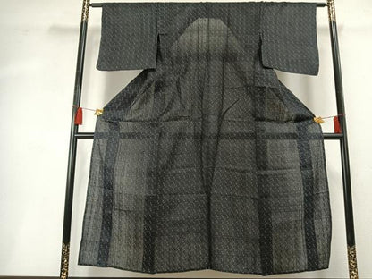平和屋着物＊夏物 重要無形文化財 本場宮古上布 琉球絣 苧麻 逸品 AABF5743fy