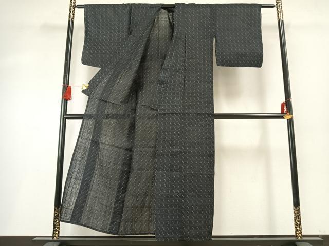 平和屋着物＊夏物 重要無形文化財 本場宮古上布 琉球絣 苧麻 逸品 AABF5743fy