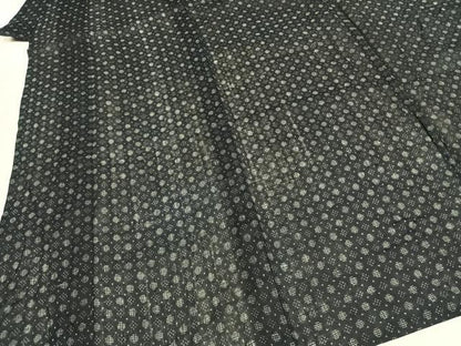平和屋着物＊夏物　重要無形文化財　本場宮古上布　幾何学文様　苧麻　逸品　AABF5745fy