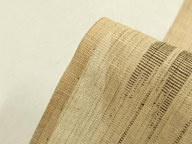 平和屋着物＊夏物 紗紬 矢羽文 正絹 逸品 AABF5749fy