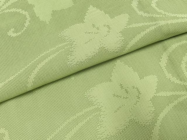 平和屋着物＊夏物 小紋 紗 花唐草文 正絹 逸品 AABF5753fy