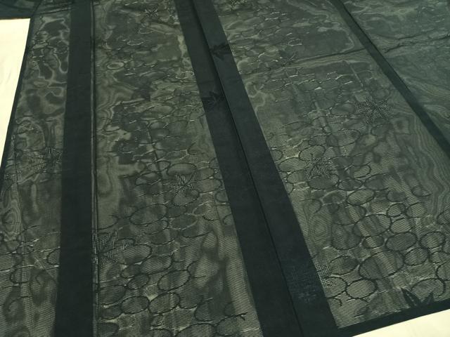 平和屋着物＊夏物 色無地 絽 舞花地紋 褐返色 正絹 逸品 未使用 AABF5756fy