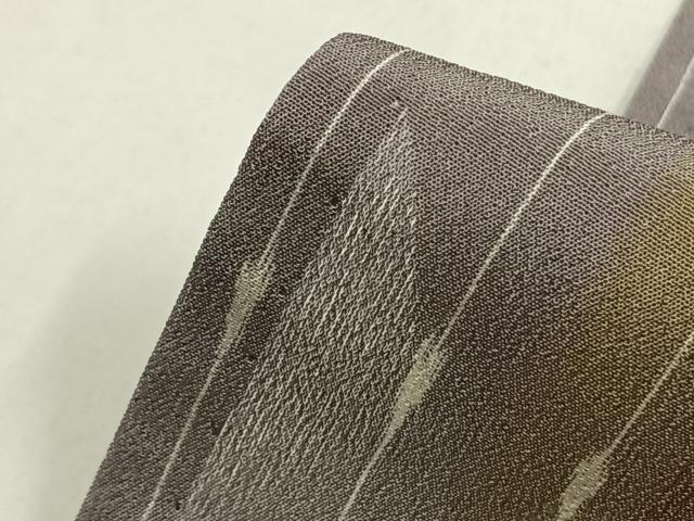 平和屋着物＊夏物 明石ちぢみ 間道 正絹 逸品 AABF5765fy