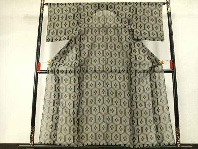 平和屋着物＊夏物 本場琉球絣 夏琉球 正絹 逸品 AABF5768fy