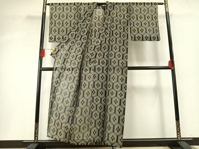 平和屋着物＊夏物 本場琉球絣 夏琉球 正絹 逸品 AABF5768fy