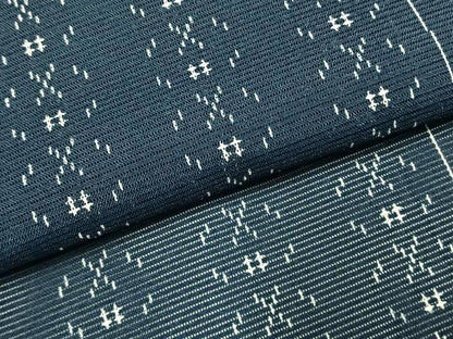 平和屋着物＊夏物 小紋 絽 間道 洗える着物 未使用 AABF5769fy