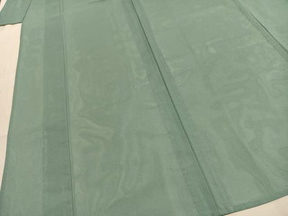 平和屋着物＊夏物 色無地 絽 錆青磁色 洗える着物 AABF5770fy