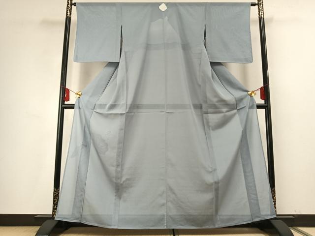 平和屋着物＊夏物 色留袖 絽 草花地紋 秘色色 正絹 逸品 未使用 AABF5775fy