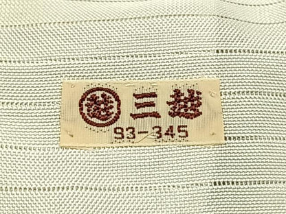 平和屋着物＊夏物 色無地 絽 薄雲鼠色 三越扱い 正絹 逸品 未使用 AABF5776fy