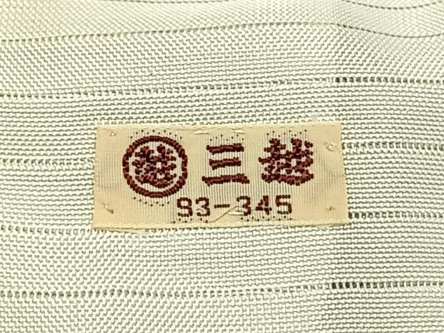 平和屋着物＊夏物 色無地 絽 薄雲鼠色 三越扱い 正絹 逸品 未使用 AABF5776fy