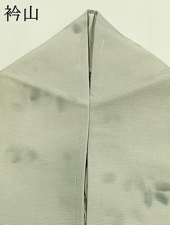 平和屋着物＊夏物 訪問着 絽 手描き 枝葉文 暈し染め 正絹 逸品 AABF5781fy