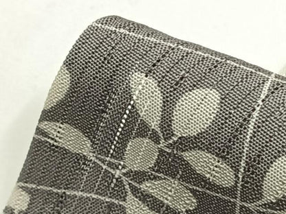 平和屋着物＊夏物 訪問着 縦絽 刺繍 萩文 銀糸 金彩 正絹 逸品 AABF5783fy