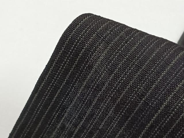 平和屋着物＊夏物　紗紬　縞　黒地　正絹　逸品　AABF5791fy