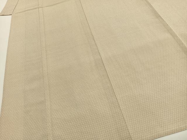 平和屋着物▽本塩沢　単衣　蚊絣　正絹　逸品　未使用　AABF5792fy