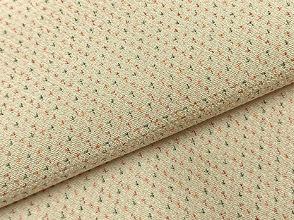 平和屋着物▽本塩沢　単衣　蚊絣　正絹　逸品　未使用　AABF5792fy