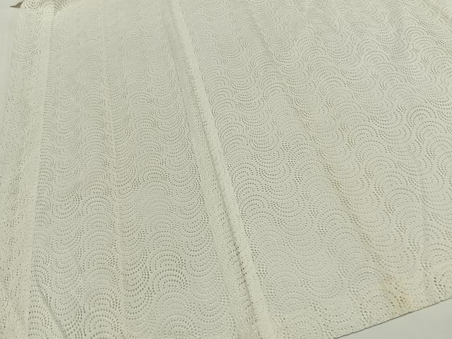 平和屋着物＊夏物 長襦袢 総レース 青海波 綿 AABF5795fy