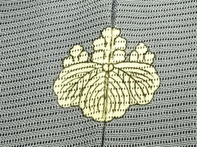 平和屋着物＊夏物　無地絵羽訪問着　絽　雪輪花地紋　藤鼠色　正絹　逸品　未使用　AABF5796fy