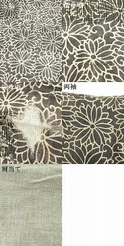 平和屋着物＊夏物 紗紬 花尽くし 正絹 逸品 AABF5797fy