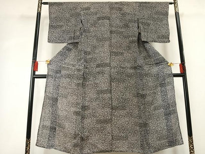 平和屋着物＊夏物 紗紬 花尽くし 正絹 逸品 AABF5797fy