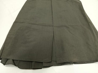 平和屋着物＊夏物 男性 行灯袴 絽 縞 正絹 逸品 AABF5798fy