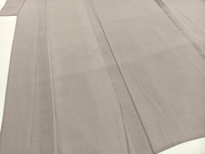 平和屋着物＊夏物 色無地 絽 薄梅鼠色 正絹 逸品 AABF5802fy