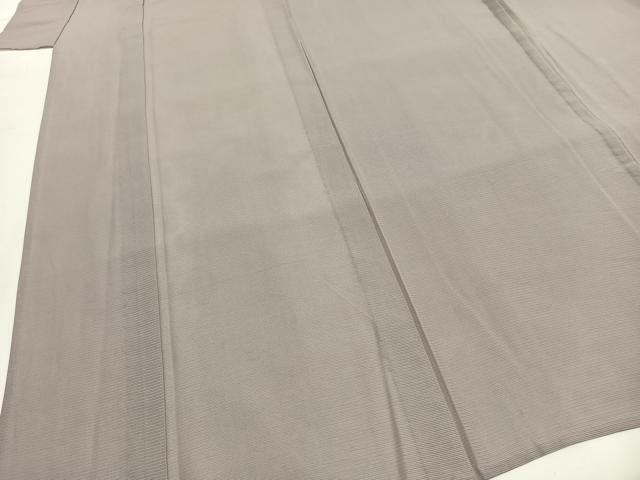 平和屋着物＊夏物 色無地 絽 薄梅鼠色 正絹 逸品 AABF5802fy