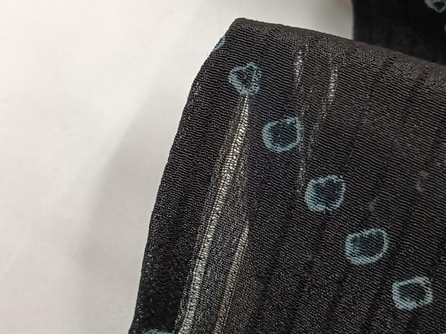 平和屋着物＊夏物　男性　長襦袢　縦絽　丸文　正絹　逸品　AABF5803fy