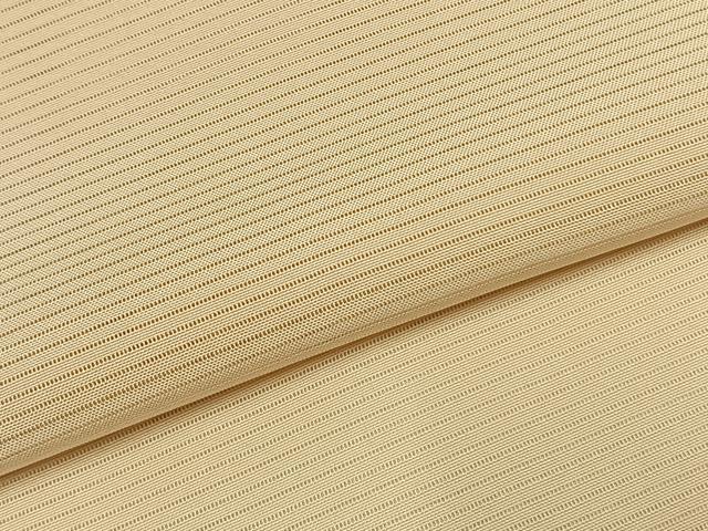 平和屋着物＊夏物 色無地 絽 鳥の子色 正絹 逸品 AABF5804fy