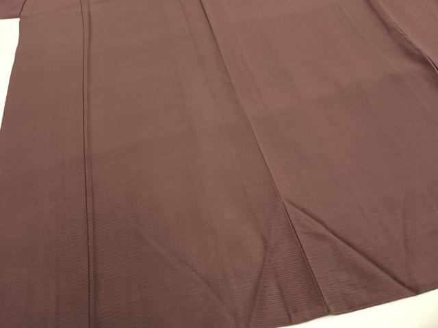 平和屋着物＊夏物 色無地 絽 紫鳶色 正絹 逸品 AABF5805fy