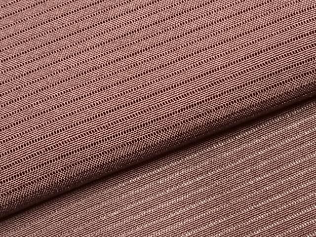 平和屋着物＊夏物 色無地 絽 紫鳶色 正絹 逸品 AABF5805fy