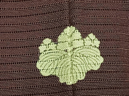 平和屋着物＊夏物 色無地 絽 紫鳶色 正絹 逸品 AABF5805fy