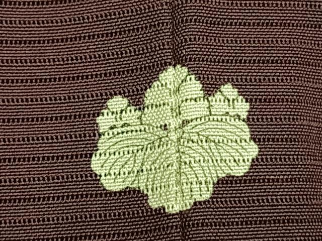 平和屋着物＊夏物 色無地 絽 紫鳶色 正絹 逸品 AABF5805fy