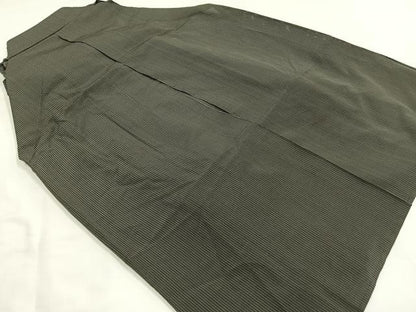 平和屋着物＊夏物 男性 行灯袴 絽 縞 正絹 逸品 AABF5811fy