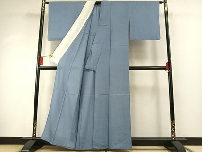 平和屋着物＊夏物 色無地 絽 空色 正絹 逸品 AABF5814fy