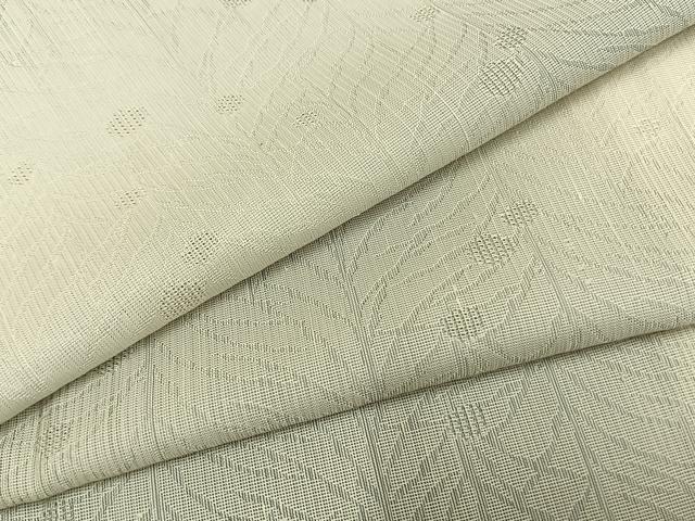 平和屋着物＊夏物 小紋 紗 草葉文 暈し染め 正絹 逸品 AABF5822fy