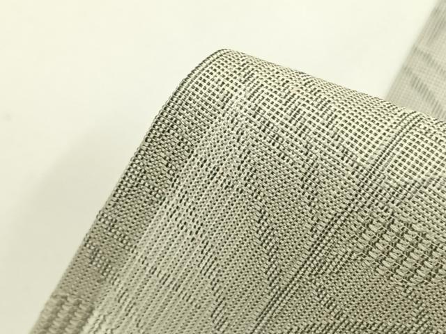平和屋着物＊夏物 小紋 紗 草葉文 暈し染め 正絹 逸品 AABF5822fy