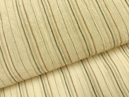 平和屋着物＊夏物 小千谷ちぢみ 縞 杉山織物謹製 証紙付き 麻 逸品 AABF5823fy