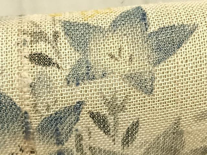 平和屋着物＊夏物 染織の名門 しょうざん 生紬 訪問着 手描き 草花文 正絹 逸品 AABF5824fy