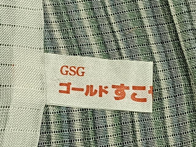 平和屋着物＊夏物　小紋　絽　縞　正絹　逸品　AABF5825fy