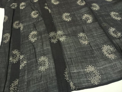 平和屋着物＊夏物 小千谷ちぢみ 吉祥花文 麻 逸品 AABF5826fy