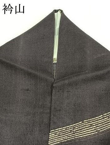 平和屋着物＊夏物 絹芭蕉 流水文 正絹 逸品 AABF5835fy