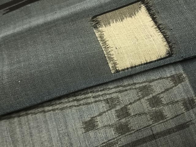 平和屋着物＊夏物 本場琉球絣 夏琉球 正絹 逸品 AABF5836fy