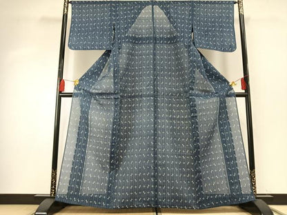 平和屋着物＊夏物 本場琉球絣 夏琉球 正絹 逸品 AABF5837fy