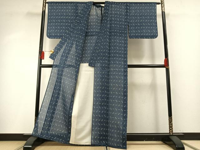 平和屋着物＊夏物 本場琉球絣 夏琉球 正絹 逸品 AABF5837fy